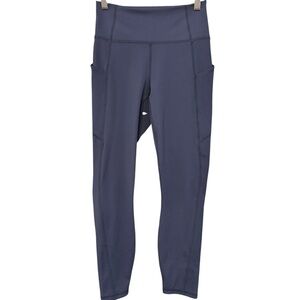 💙 Fabletics PureLuxe Navy 7/8 Leggings w/ Pockets | Fits Size Small